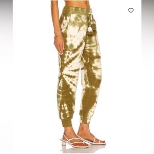 ULLA JOHNSON Charley Pant Olive Tie Dye Small NWT $325